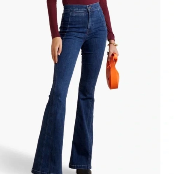 NWOT Veronica Beard Sheridan exaggerated flare high rise size 25 PRICE IS FIRM - Picture 5 of 13